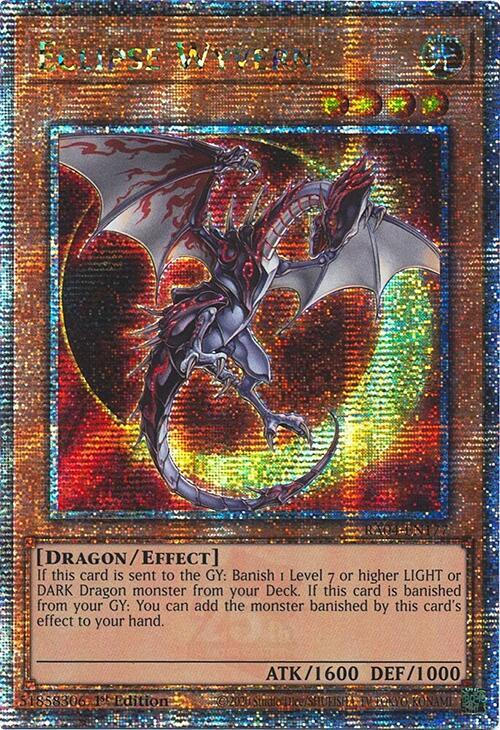 Eclipse Wyvern - RA04-EN177 - (Quarter Century Secret Rare) - 1st Edition